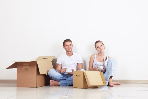 Professional business relocation in Barnet with careful packing and loading process