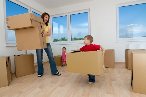 Professional local removals team assisting a Barnet house move