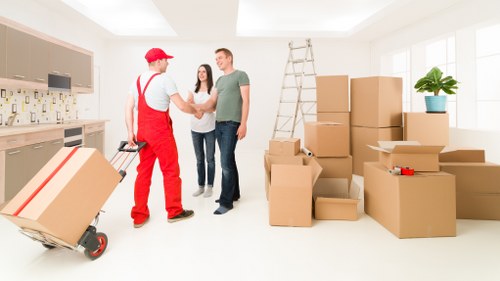 Seasonal household items neatly stored and labelled in Barnet